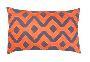 Modern Geo Pillow - Terracotta